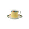 SET 2 TAZZE COLAZIONE CON PIATTO TWIST ALEA LIMONE