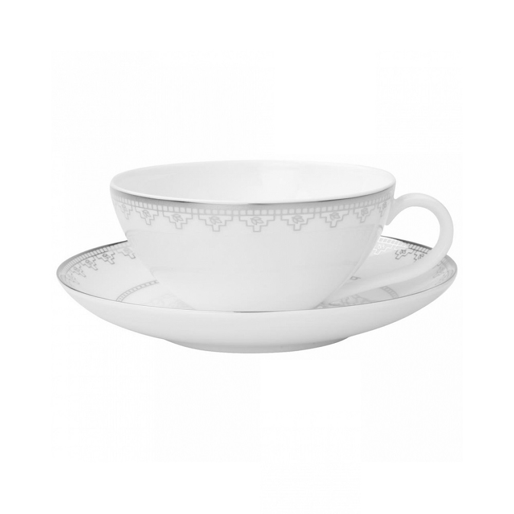 tazza tè con piattino white lace villeroy e boch