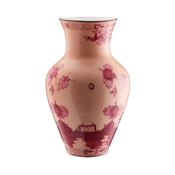 VASO MING 30 CM ORIENTE ITALIANO VERMIGLIO