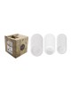 SERVIZIO TAVOLA 18 PEZZI NEVE BONE CHINA