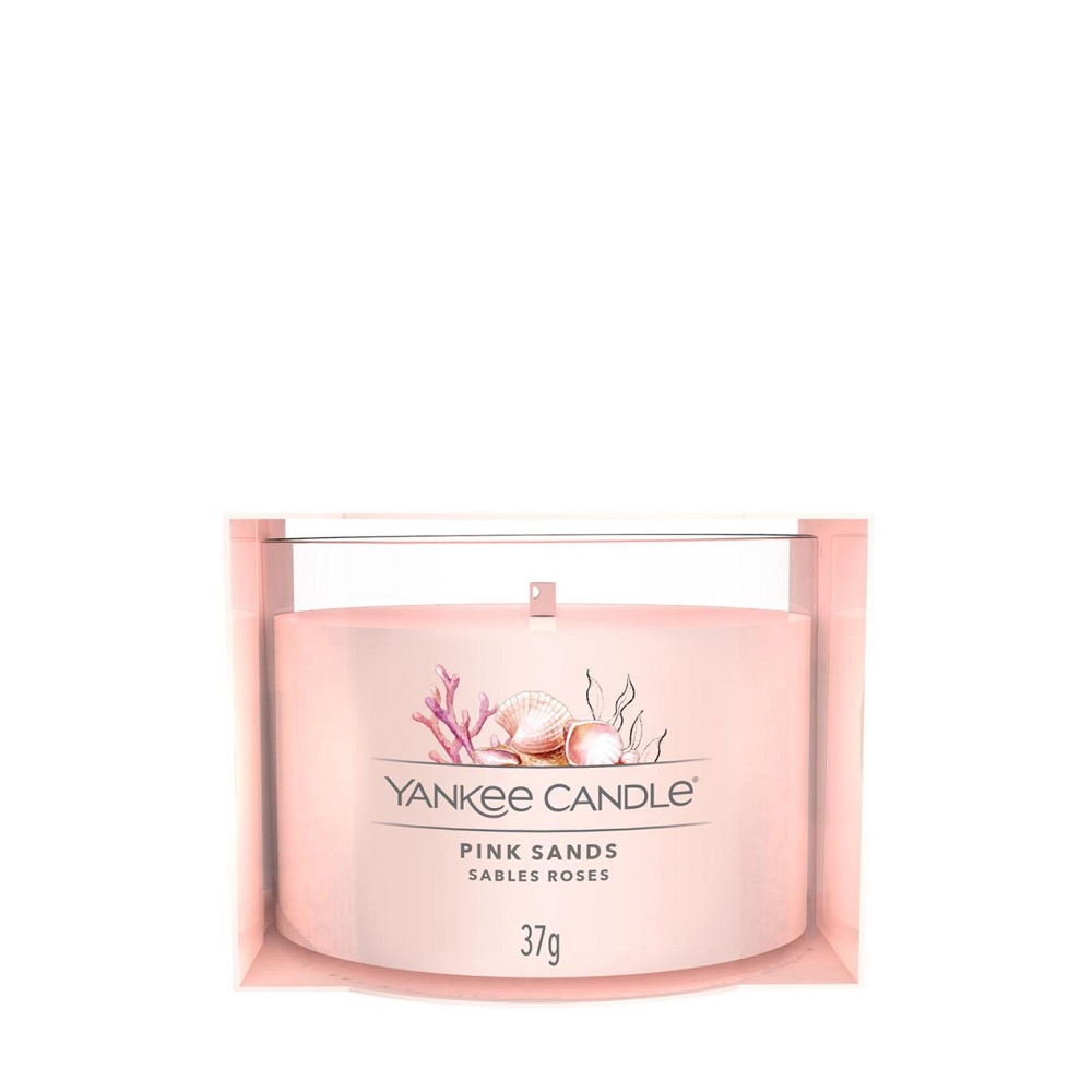 candela filled votive pink sands yankee candle