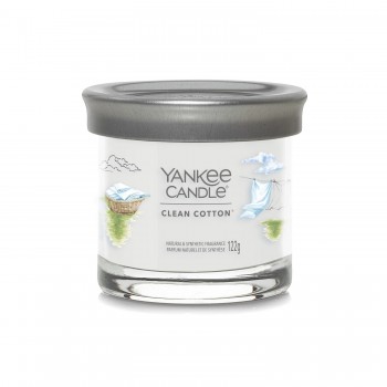 CANDELA PICCOLA TUMBLER CLEAN COTTON YANKEE CANDLE