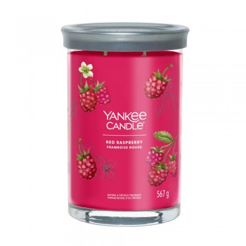 CANDELA GRANDE TUMBLER SIGNATURE RED RASPBERRY YANKEE CANDLE