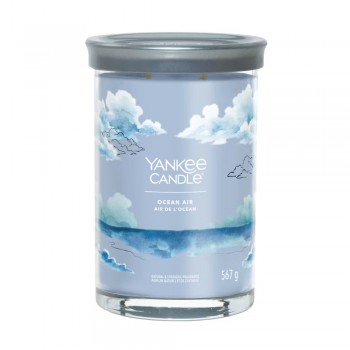 CANDELA TUMBLER GRANDE SIGNATURE OCEAN AIR YANKEE CANDLE