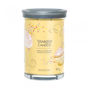 CANDELA TUMBLER GRANDE SIGNATURE VANILLA CUPCAKE YANKEE CANDLE