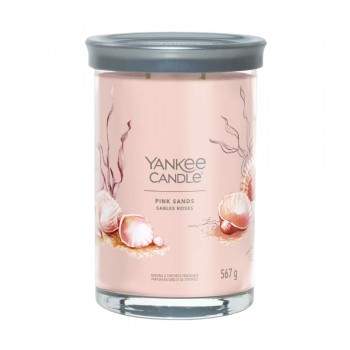 CANDELA GRANDE TUMBLER PINK SANDS YANKEE CANDLE