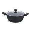 CASSERUOLA ALTA 24 CM FORGIATA SHUTTLE NERA