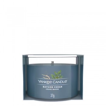 CANDELA FILLED VOTIVE BAYSIDE CEDAR YANKEE CANDLE