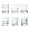 SET 6 BICCHIERI ACQUA TRASPARENTE CRYSTAL TOUCH