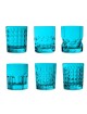 SET 6 BICCHIERI ACQUA TURCHESE CRYSTAL TOUCH