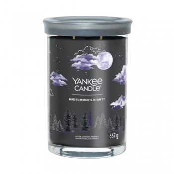 CANDELA GRANDE SIGNATURE TUMBLER MIDSUMMERS NIGHT YANKEE CANDLE