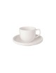 SET 6 TAZZE CAFFÈ ESPRESSO 50 ML CON PIATTO AFINA