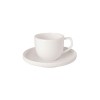 SET 6 TAZZE CAFFÈ ESPRESSO 50 ML CON PIATTO AFINA