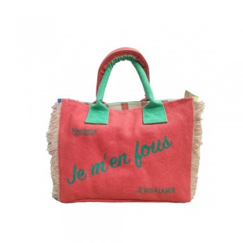 BORSA MARE 28 CM JE M’EN FOUS ROSA MARINETTE SAINT-TROPEZ