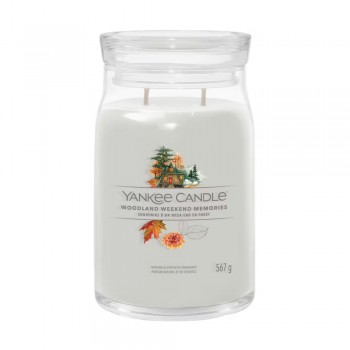 CANDELA GIARA GRANDE WOODLAND WEEKEND MEMORIES YANKEE CANDLE