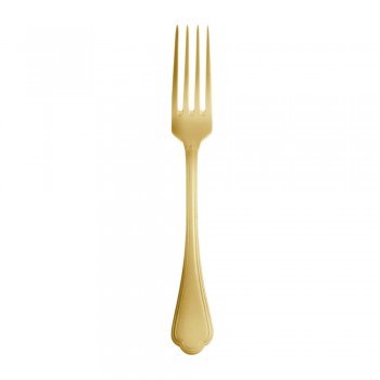 FORCHETTA TAVOLA FILET TOIRAS ANTIQUE PVD GOLD SAMBONET