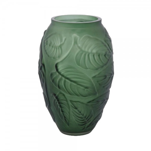 VASO FOGLIE MATT 33 CM VERDE