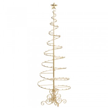 ALBERO DI NATALE MET SWIRL 180 CM DORATO GOODWILL