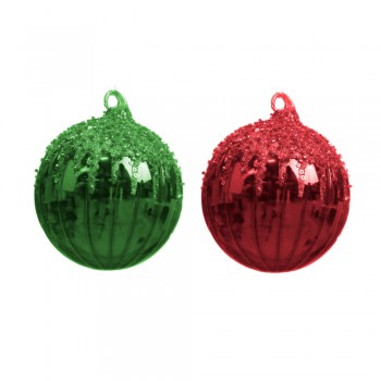 SFERA DI NATALE TOP STRIPE CM 10 GOODWILL