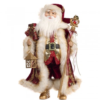 BABBO NATALE CON LANTERNA 48 CM GOODWILL