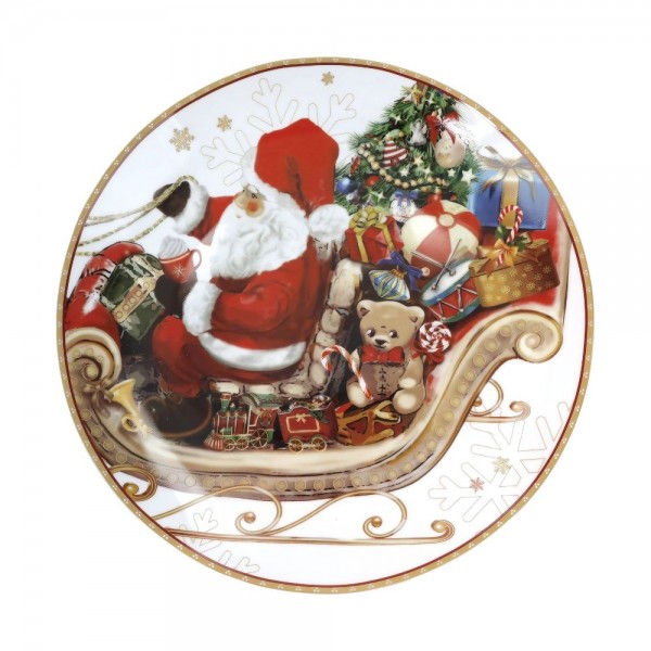 PIATTO PORTATA COUPE BABBO NATALE CHRISTMAS