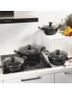 CASSERUOLA BASSA 28 CM FORGIATA SHUTTLE NERA