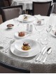 SERVIZIO TAVOLA 18 PEZZI NEVE BONE CHINA