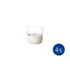 SET 4 BICCHIERINI SHOT MANUFACTURE ROCK BLANC