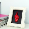 QUADRO FINGER RED 25 CM FRAMES