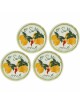 SET 4 PIATTI PIZZA AUMM O SOLE MIO