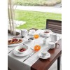 SERVIZIO TAVOLA 18 PEZZI NEVE BONE CHINA